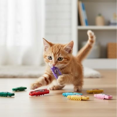 Jouet pour Chat coccinelle et scarabée interactifs| insectPlay - chatjoue - Chatjoue