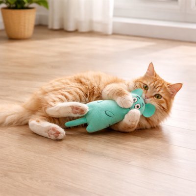 Jouet pour chat peluche avec visages | Instinct Félin - chatjoue - Chatjoue