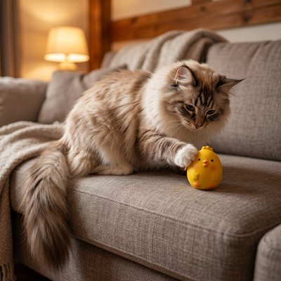 Jouet pour Chat fait un petit couinement 