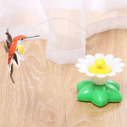Jouet pour Chat Interactif | jolie fleur papillon colibri | FélinStimul - Chatjoue