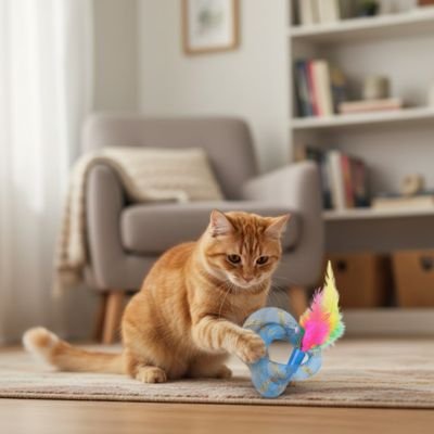 Jouet pour Chat Anneau Infini Interactif - Premium - Chatjoue - Chatjoue
