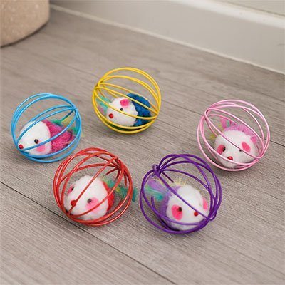 Jouet pour Chat super balle avec souris intégrée| mousefelix - chatjoue - Chatjoue