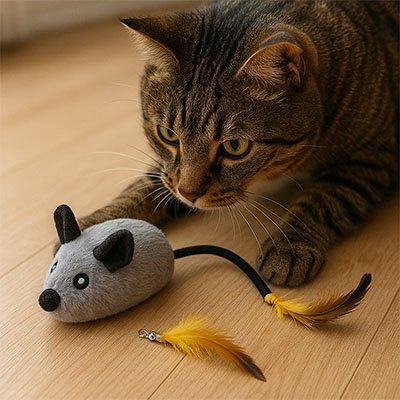 Jouet pour Chat petite souris Interactive | FélinStim - Chatjoue