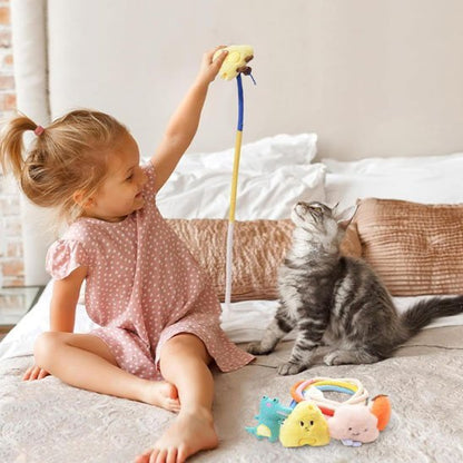 Jouet Corde pour Chat Interactif - Tirecorde Stimulation - Chatjoue - Chatjoue