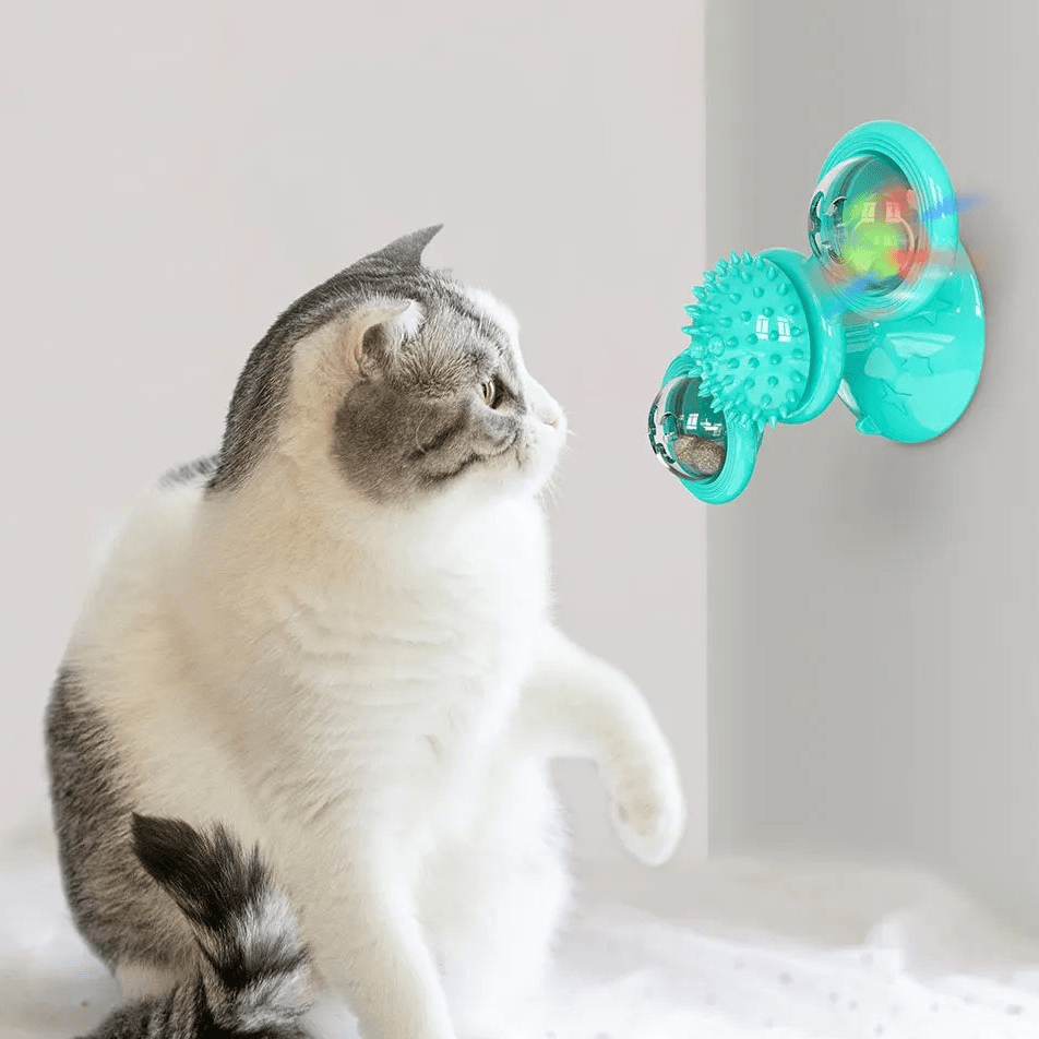 Jouet Pour Chat - MultifunctionalGlowingBall™ - Bleu ciel - Chatjoue