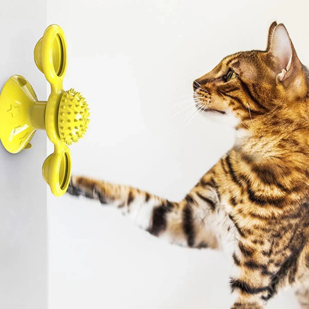 Jouet Pour Chat - MultifunctionalGlowingBall™ - Jaune - Chatjoue
