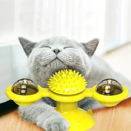 Jouet Pour Chat - MultifunctionalGlowingBall™ - Jaune - Chatjoue
