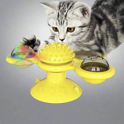 Jouet Pour Chat - MultifunctionalGlowingBall™ - Jaune - Chatjoue