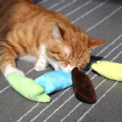 Jouet pour chat interactif peluche en velour | StimuloCat - Chatjoue