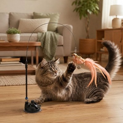 Jouet pour Chat petit oiseau charmeur