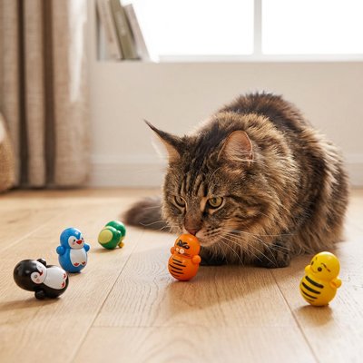 Jouet pour Chat petites figurines d'animaux