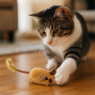 Jouet pour Chat petite souris Interactive | FélinStim - Chatjoue