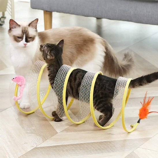 Jouet pour chat tunnel ouvert | Félin Actif - Chatjoue