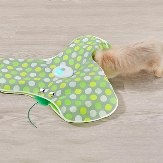 Jouet interactif pour chat soucoupe et plumeau | Anti - ennui chatjoue - Chatjoue