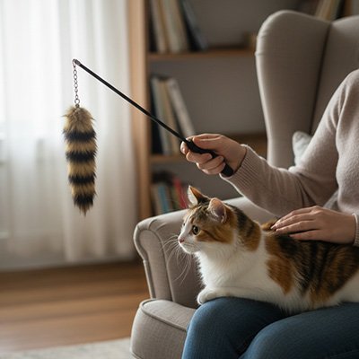 Jouet pour chat super pour la stimulation à la chasse