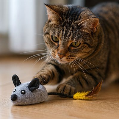 Jouet pour Chat petite souris Interactive | FélinStim - Chatjoue