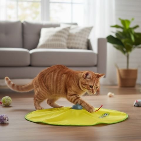 Jouets interactifs Chat soucoupe interactive | Feline Buddy - Chatjoue