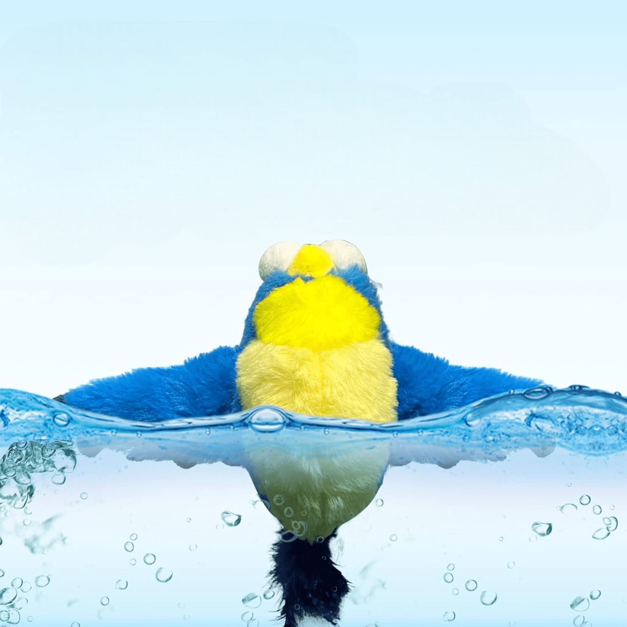 Jouets Interactifs Pour Chat - ChirpingFlappingBird™ - Bleu - Chatjoue