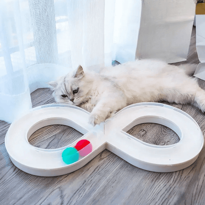 Jouets Interactifs Pour Chat - HouseholdTurntableTunnel™ - Blanc - Chatjoue