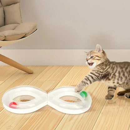 Jouets Interactifs Pour Chat - HouseholdTurntableTunnel™ - Blanc - Chatjoue