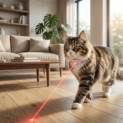 Laser chat stimule l'instinct du chat 