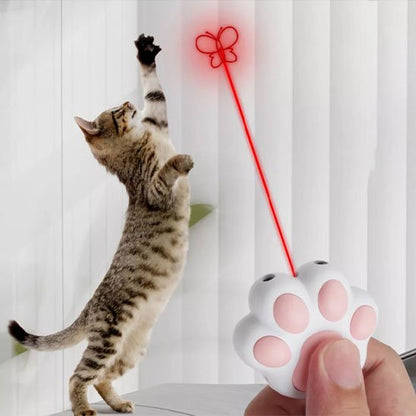 Laser pour chat 5 faisceaux souris étoile smillé papillon point 