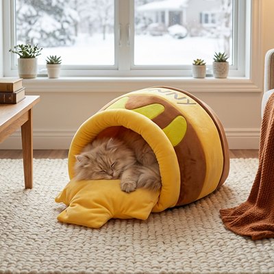Lit pour Chat avec coussin amovible