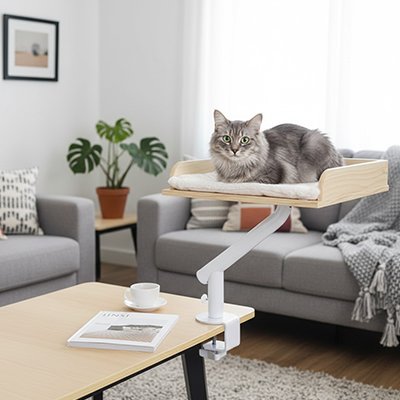 Lit pour Chat avec pince de serrage 