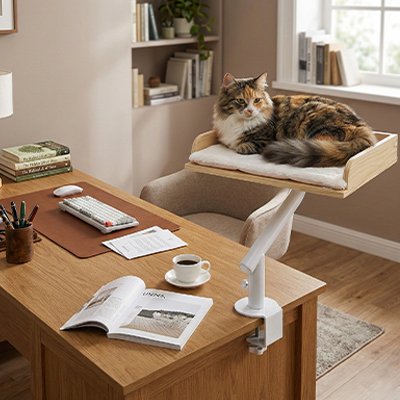 Lit pour Chat coussin amovible et lavable 