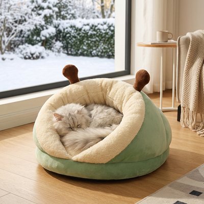 Lit pour Chat de couleur vert sauge