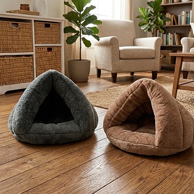 Lit pour Chat en forme triangulaire