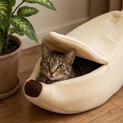 Lit pour Chat facile à nettoyer