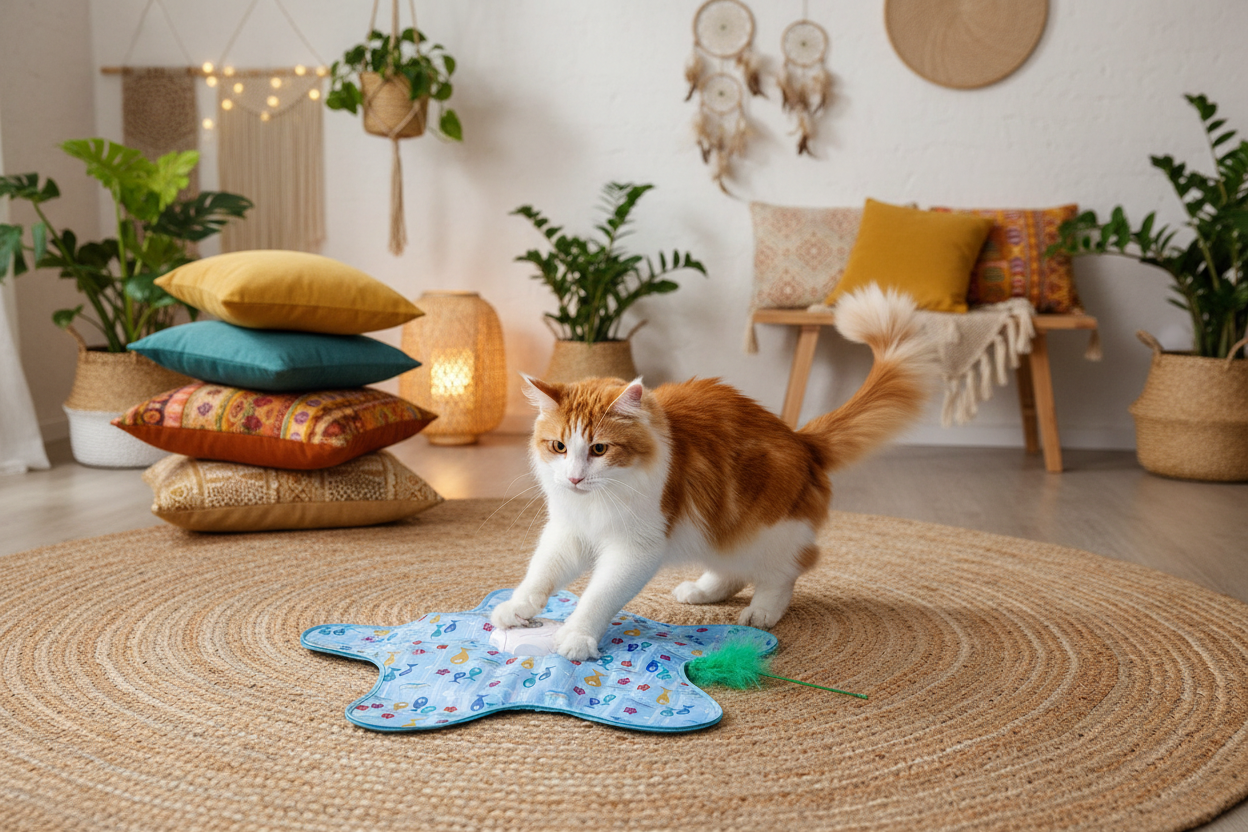 Maine Coon chambre bohème