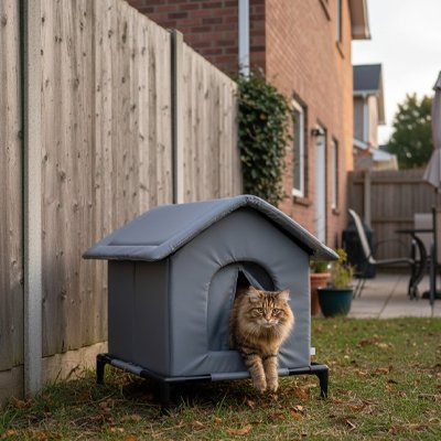Maison extérieur pour chat chaude et imperméable