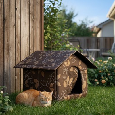 Maison pour chat extérieur pour tous les chats 