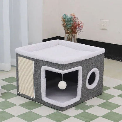 Maison Chat Carrée | Cosy Design - Chatjoue