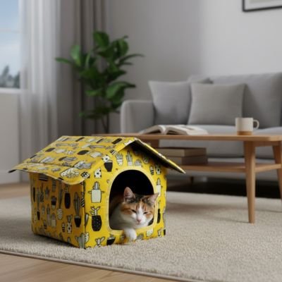 Maison pour chat légère