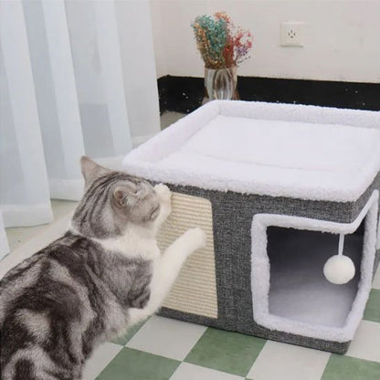 Maison Chat Carrée | Cosy Design - Chatjoue
