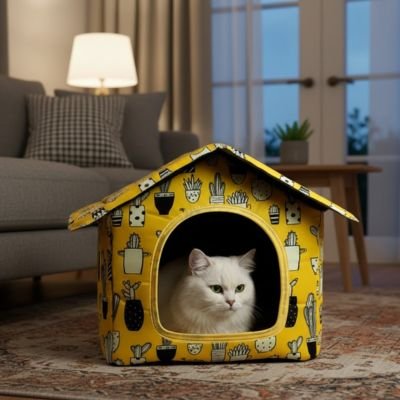 Maison pour chat pour intérieur et extérieur