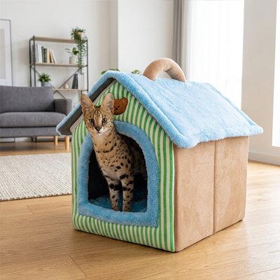 Maison pour chat pour petits et grands chats