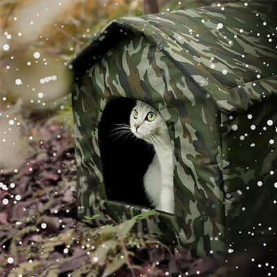 Niche exterieur pour chat imperméable