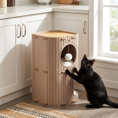 niche pour chat design élégant