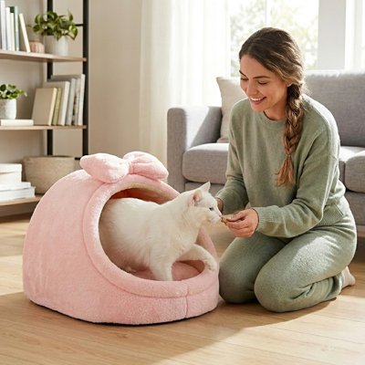 Niche pour Chat doux et confortable