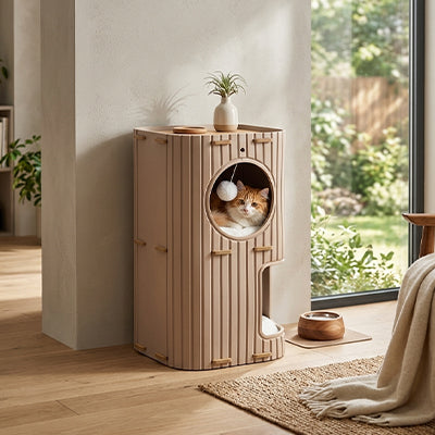 niche pour chat en feutrine épaisse