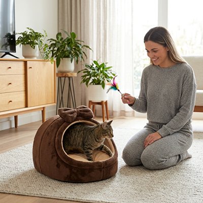 Niche pour Chat existe en 3 tailles 
