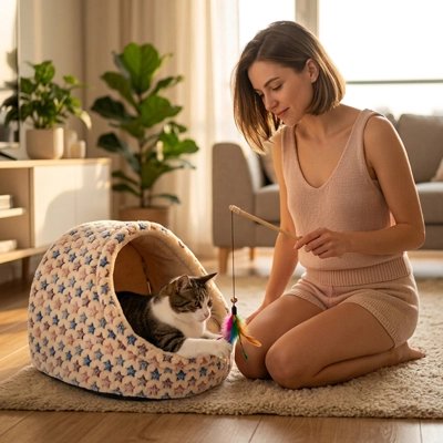 Niche pour Chat forme igools 