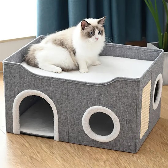 Niche pour chat super pour un cache-cache