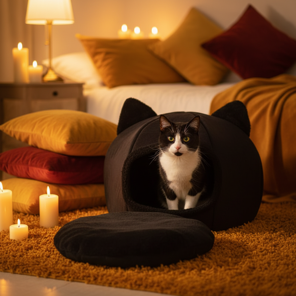 Noir - chambre moutarde