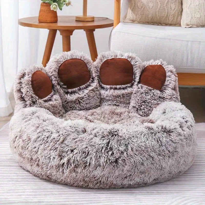 Panier Chat Patte d'Ours | Ultra Doux & Moelleux | Chatjoue