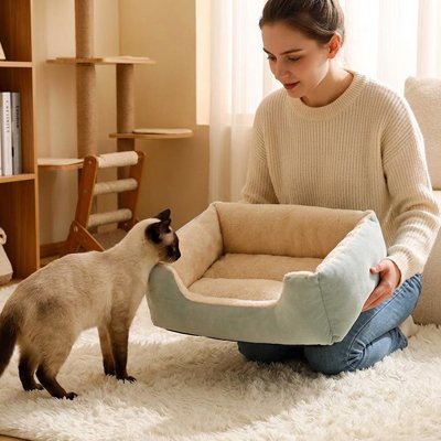 Panier chat idéal pour tous les chats du plus grand au plus petit